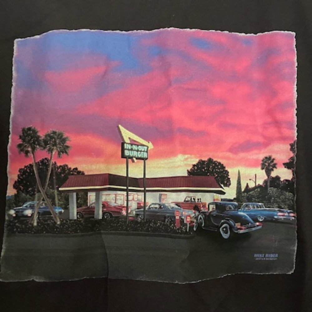 Official In-N-Out Burger Las Vegas T-shirt, black, size L